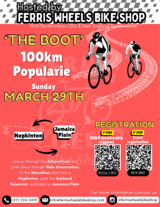 A graphical flyer advertising the ride, containing the same information to this web page.